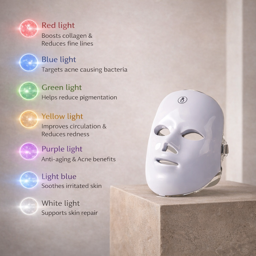 Multi Colour LED Mask